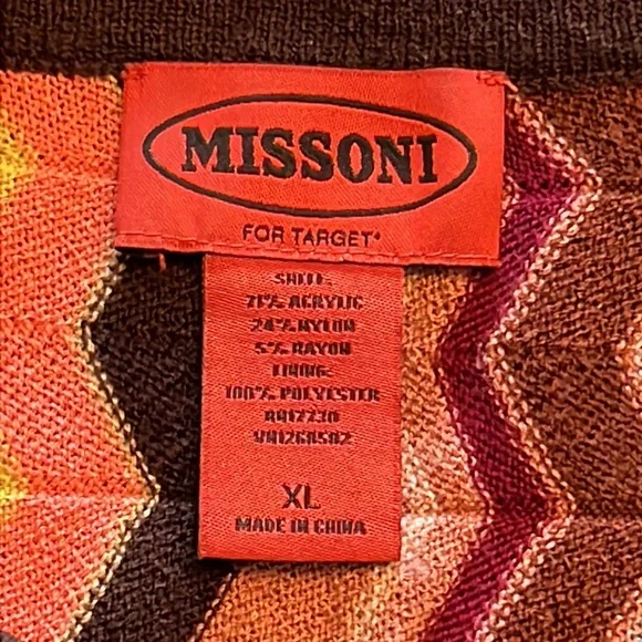 Missoni for Target vertical chevron sweater dress with slip lining-GUC - Picture 10 of 12